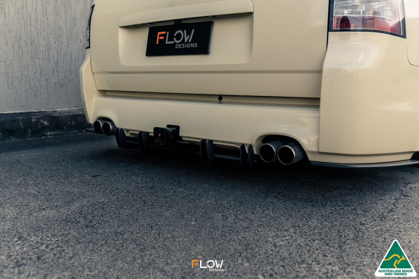 Flow Designs VE Commodore Ute Flow-Lock Rear Diffuser