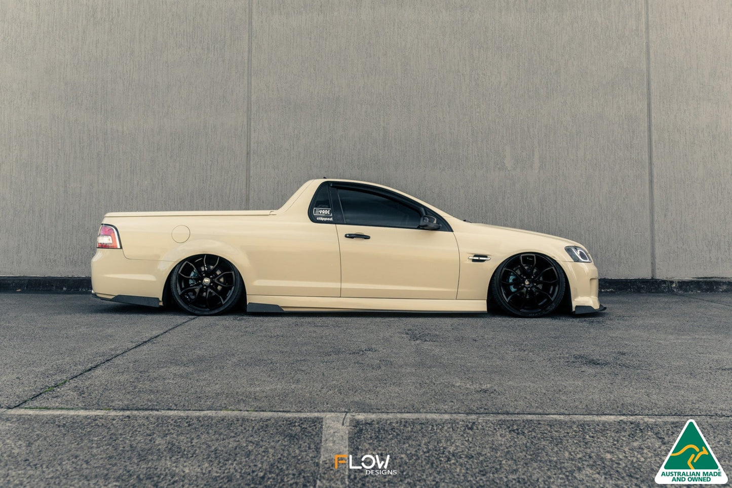 Flow Designs VE Commodore Ute Side Skirt Splitter Winglets (Pair)