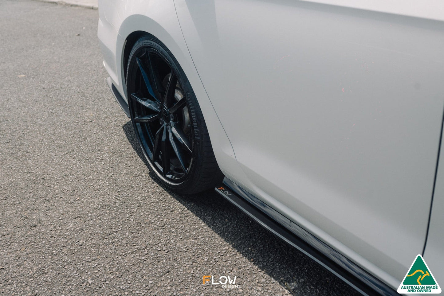 Flow Designs MK7.5 Golf R Wagon Side Skirt Splitters (Pair)