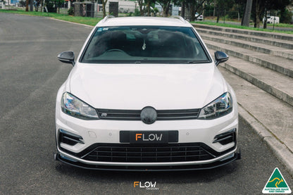Flow Designs MK7.5 Golf R Wagon Front Lip Splitter Winglets (Pair)