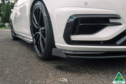 Flow Designs MK7.5 Golf R Wagon Front Lip Splitter
