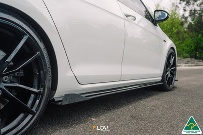 Flow Designs MK7.5 Golf R Wagon Side Skirt Splitter Winglets (Pair)