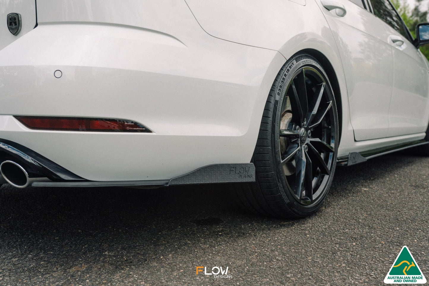 Flow Designs MK7.5 Golf R Wagon Rear Spat Winglets (Pair)