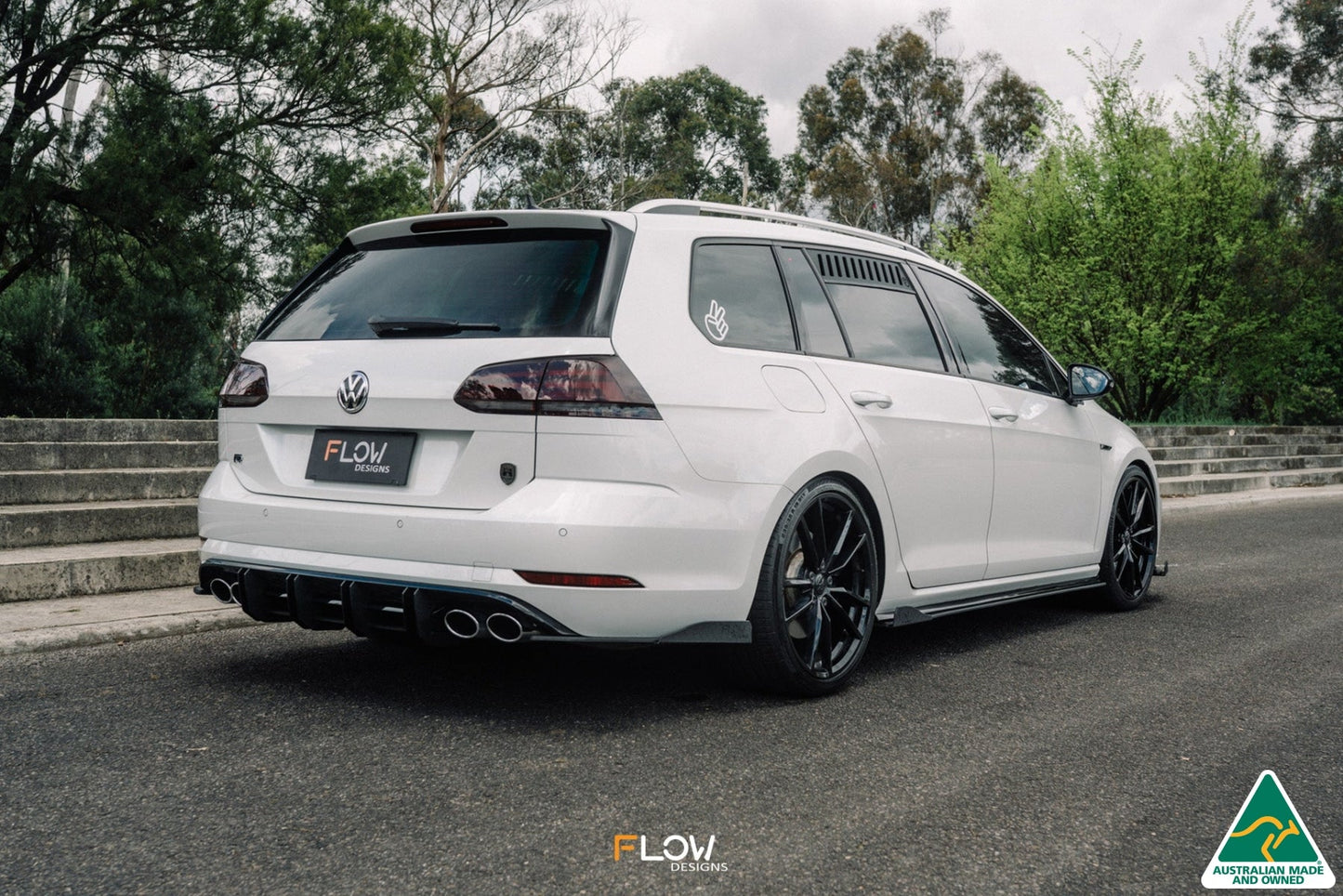 Flow Designs MK7.5 Golf R Wagon Rear Spats (Pair)