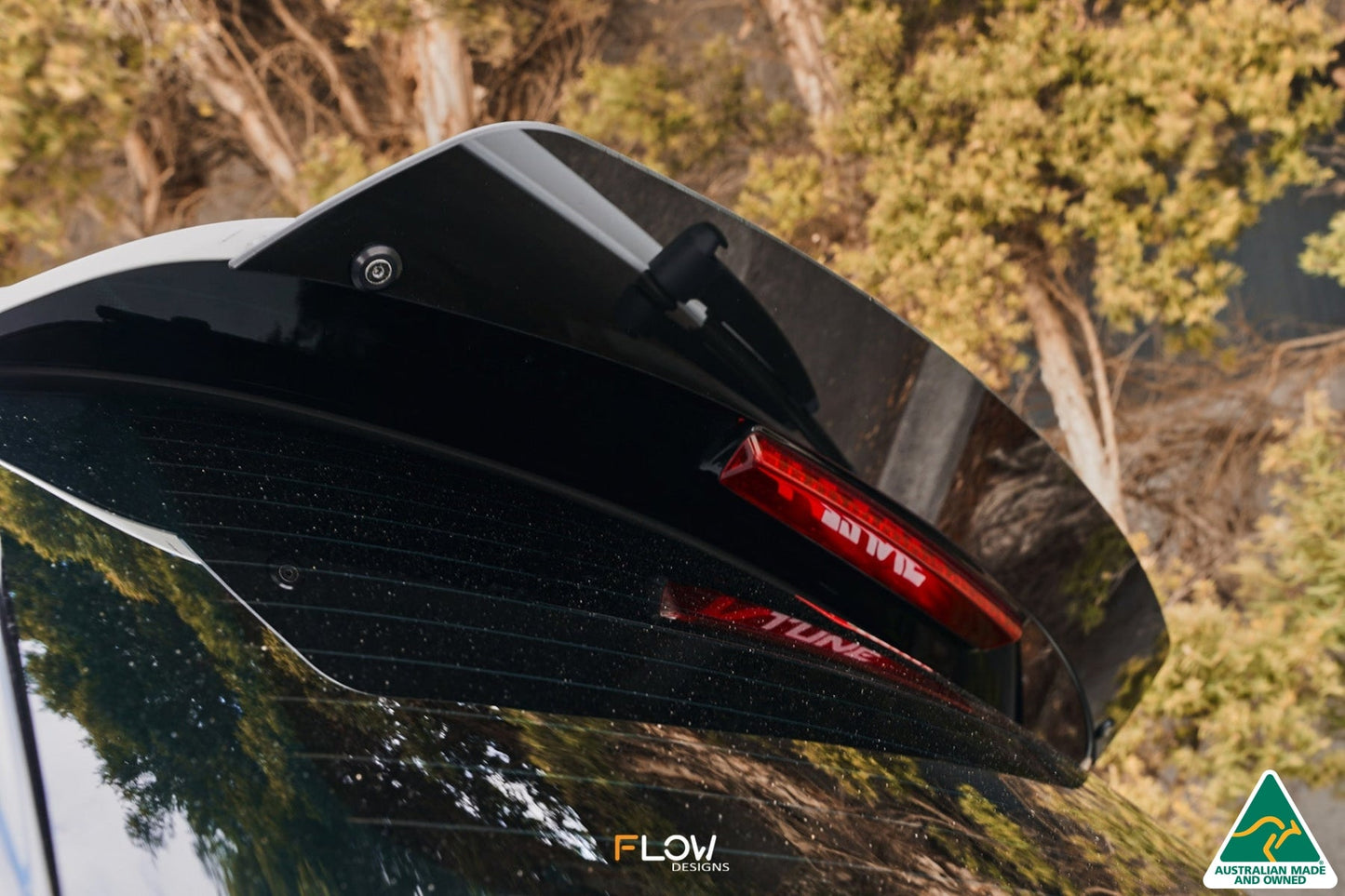 Flow Designs Scirocco R FL V3 Rear Spoiler Extension