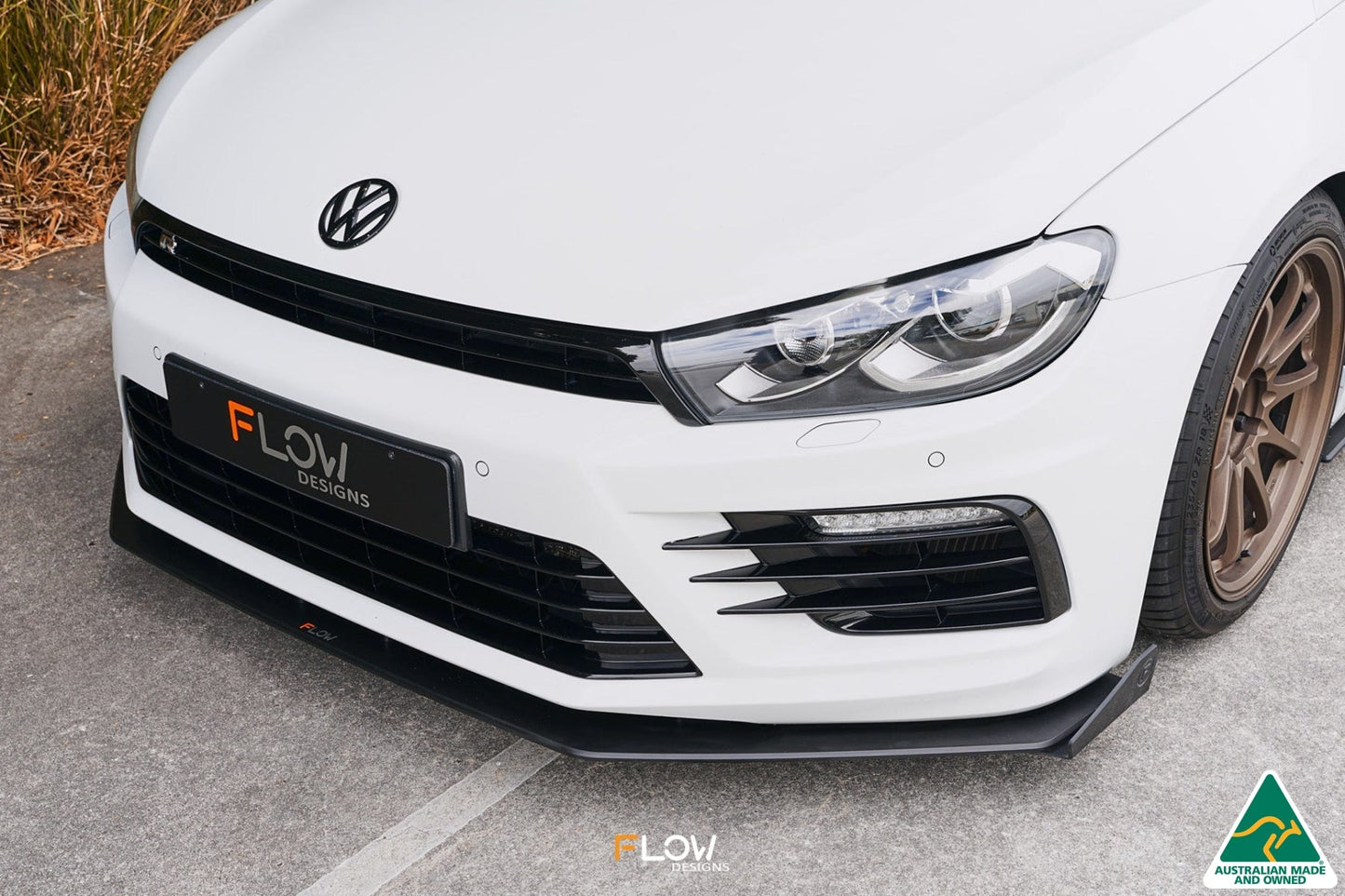 Flow Designs Scirocco R FL V3 Front Lip Splitter Winglets (Pair)
