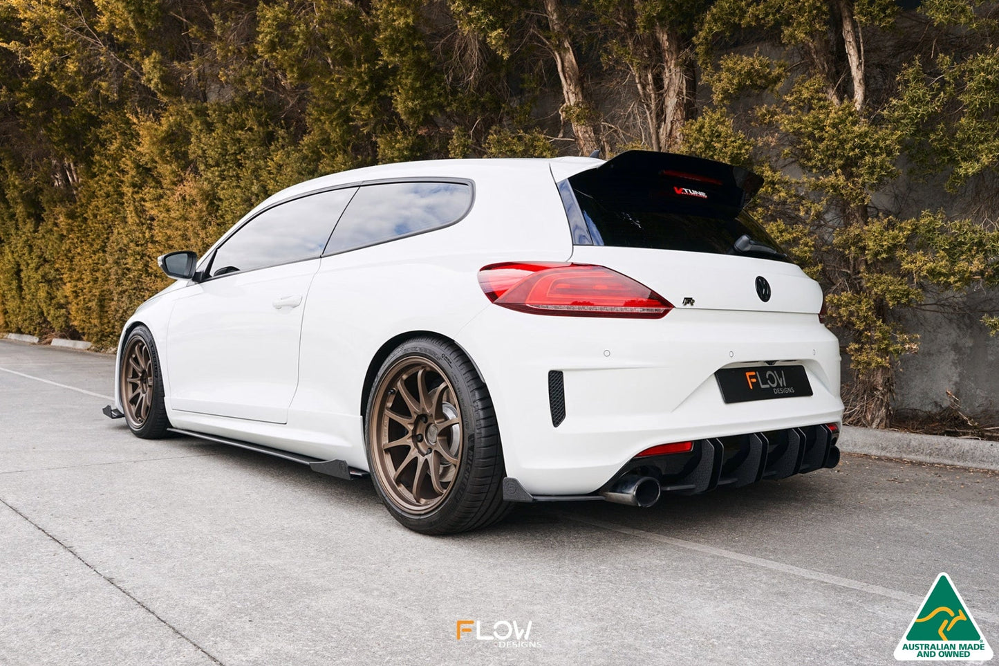 Flow Designs Scirocco R FL V3 Rear Spat Winglets (Pair)
