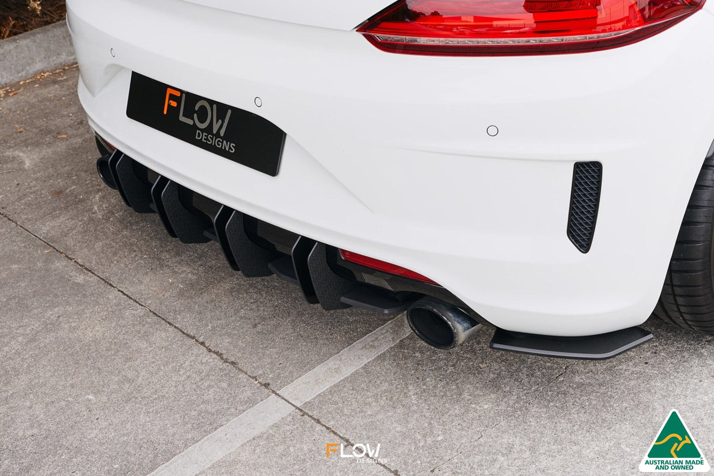 Flow Designs Scirocco R FL V3 Rear Spats (Pair)