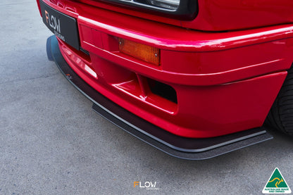 Flow Designs E30 M-Tech 2 Front Lip Splitter Extensions (Pair)