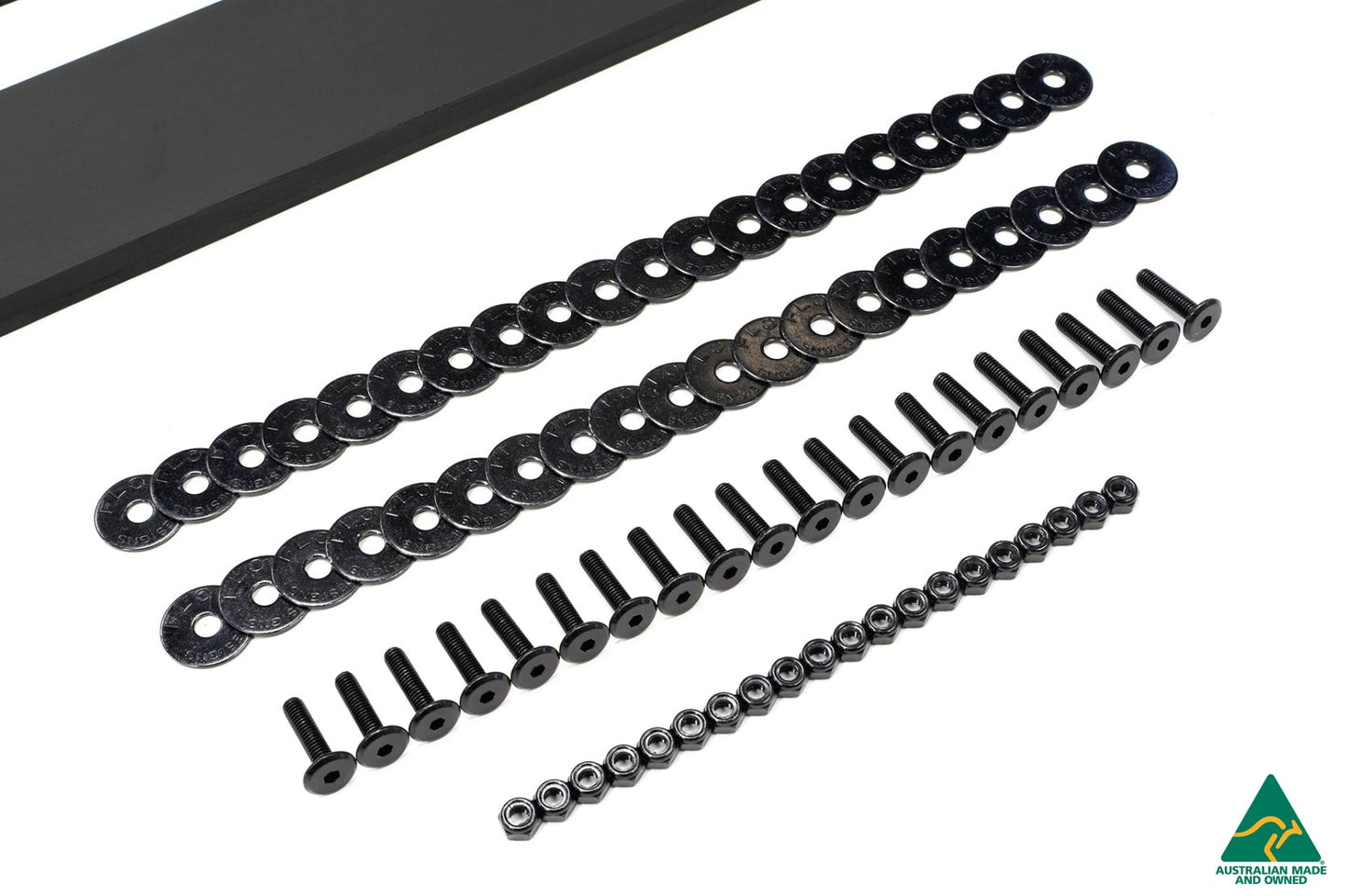 Flow Designs EX-DISPLAY - Lancer Evolution X Side Skirt Extension Splitters (Pair) - GLOSS BLACK