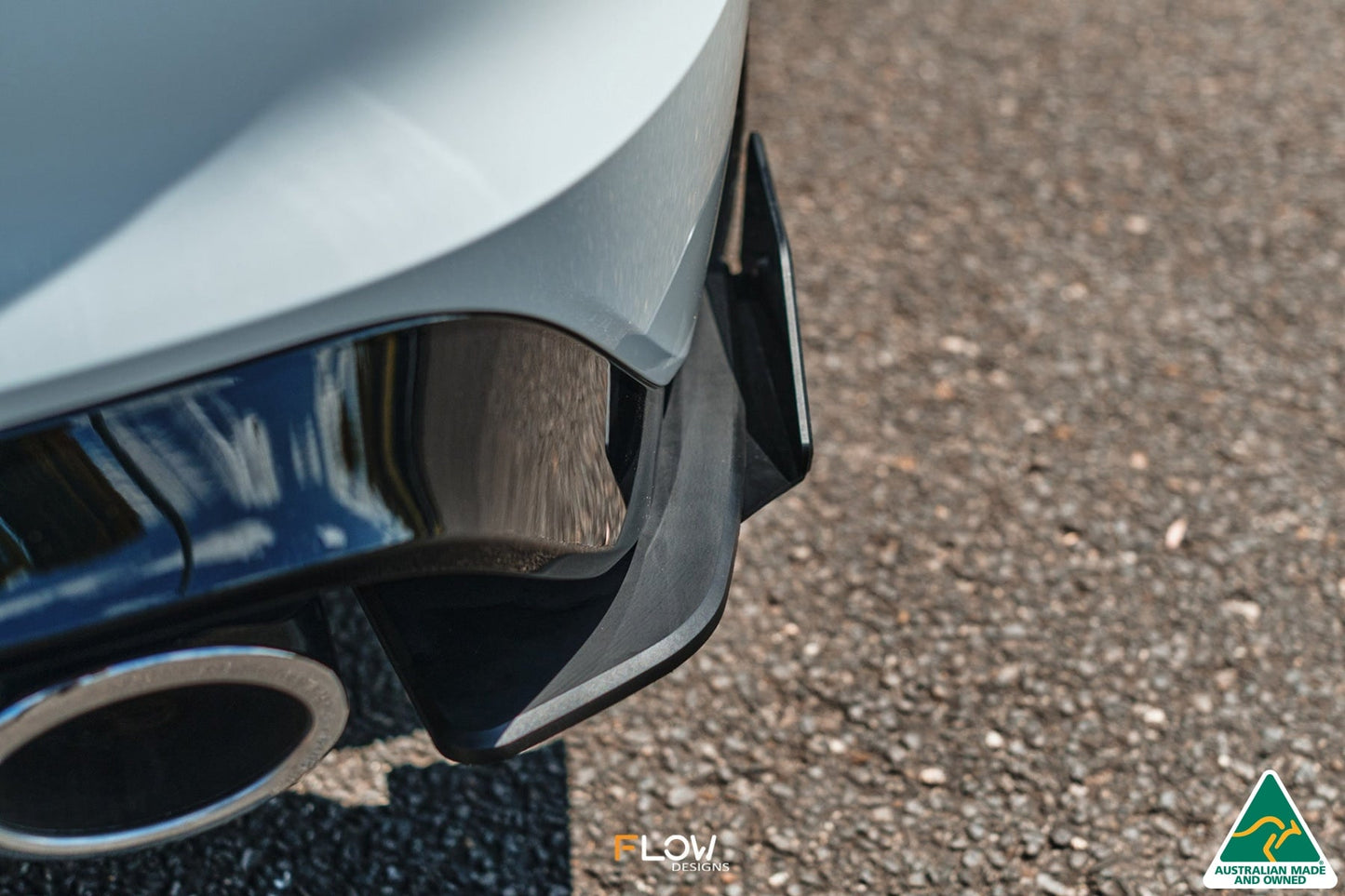 Flow Designs MK8 Golf R Rear Spat Winglets (Pair)