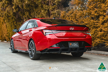 Flow Designs CN7 Elantra N Line Sedan 2020 Flow-Lock Rear Diffuser