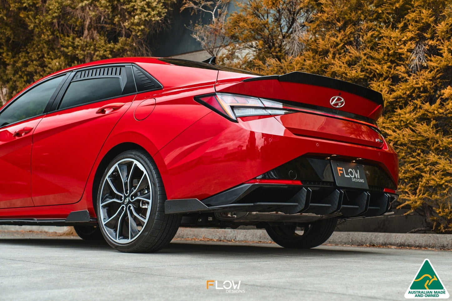 Flow Designs CN7 i30 N Line Sedan 2020 - 2022 Flow-Lock Rear Diffuser