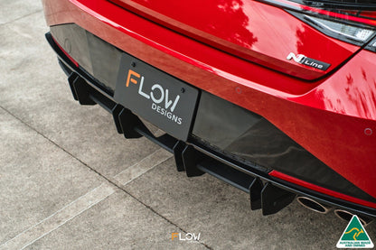 Flow Designs CN7 i30 N Line Sedan 2020 - 2022 Flow-Lock Rear Diffuser
