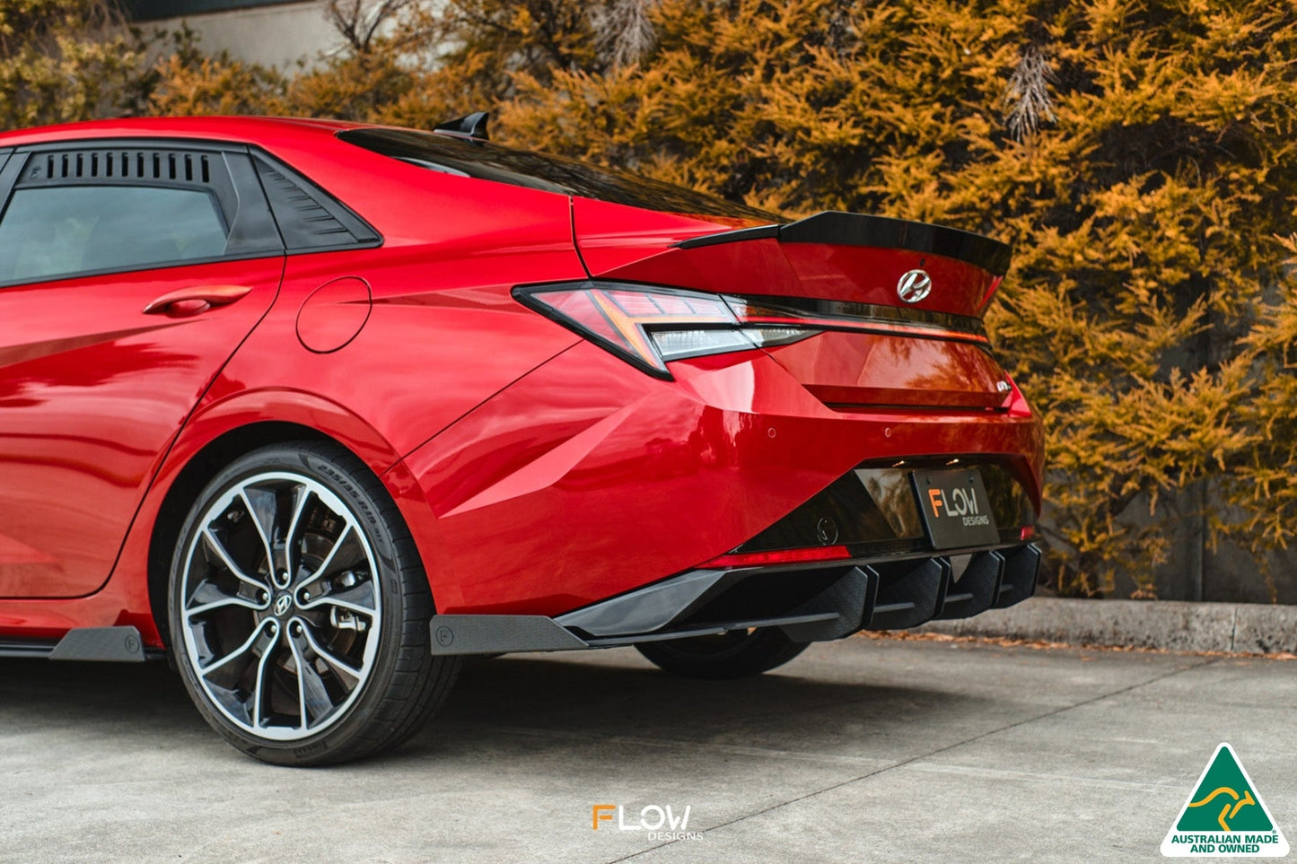 Flow Designs CN7 Elantra N Line Sedan 2020 Rear Spat Winglets (Pair)