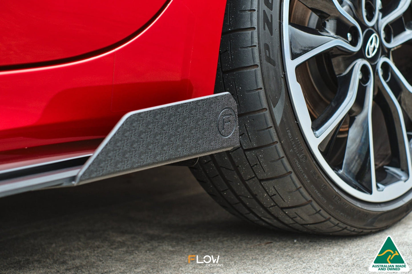 Flow Designs CN7 Elantra N Line Sedan 2020 Side Skirt Splitter Winglets (Pair)