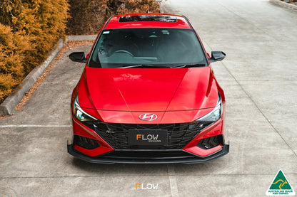 Flow Designs CN7 Elantra N Line Sedan 2020 Front Lip Splitter Extensions (Pair)