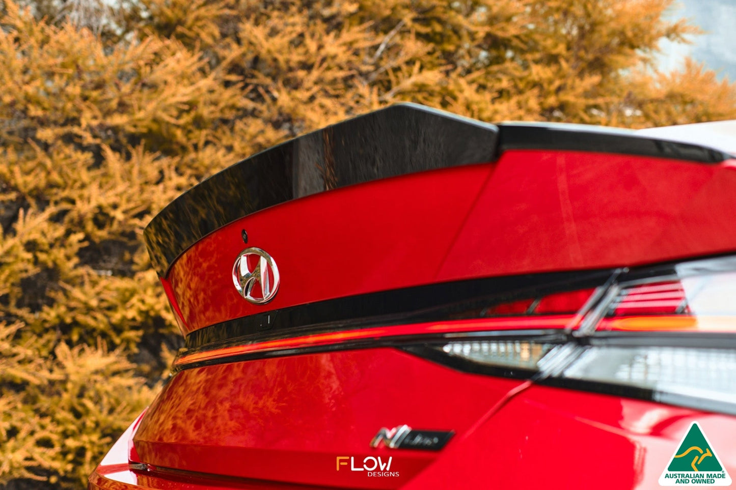 Flow Designs CN7 i30 N Line Sedan 2020 - 2022 Rear Spoiler Extension