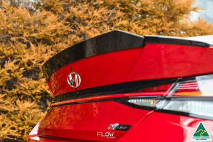 Flow Designs CN7 i30 N Line Sedan 2020 - 2022 Rear Spoiler Extension