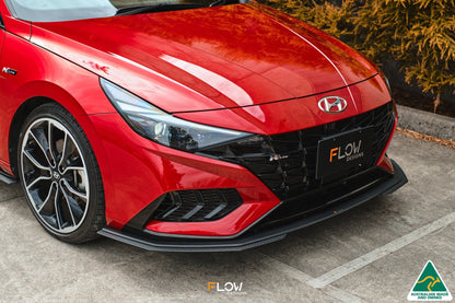 Flow Designs CN7 Elantra N Line Sedan 2020 Front Lip Splitter Extensions (Pair)