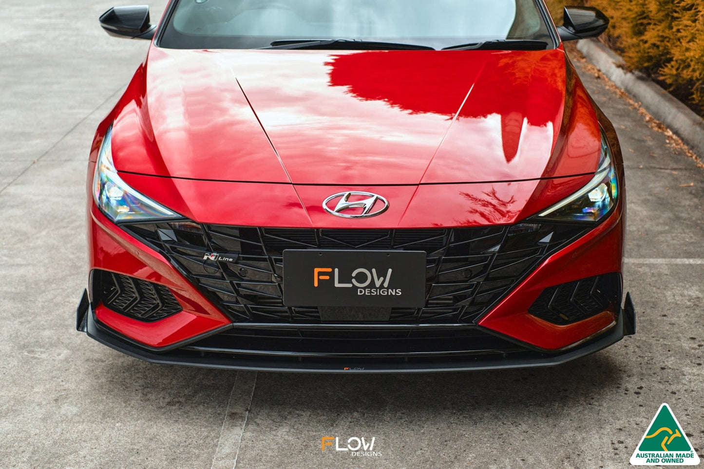 Flow Designs CN7 i30 N Line Sedan 2020 - 2022 Front Lip Splitter Winglets (Pair)