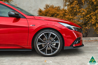 Flow Designs CN7 Elantra N Line Sedan 2020 Front Lip Splitter Winglets (Pair)