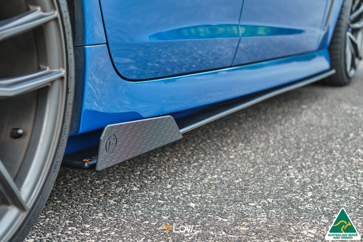 Flow Designs VF Commodore S1 Wagon Side Skirt Splitter Winglets (Pair)