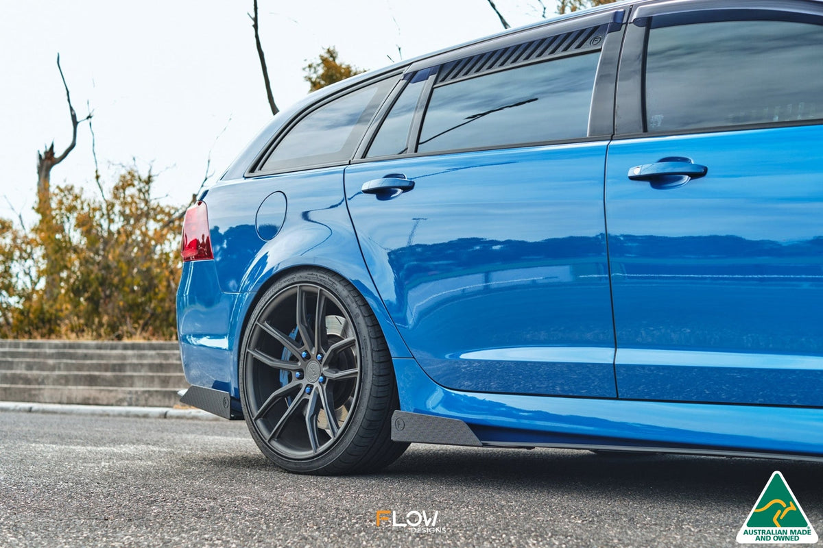 Flow Designs VF Commodore S1 Wagon Side Skirt Splitters (Pair)