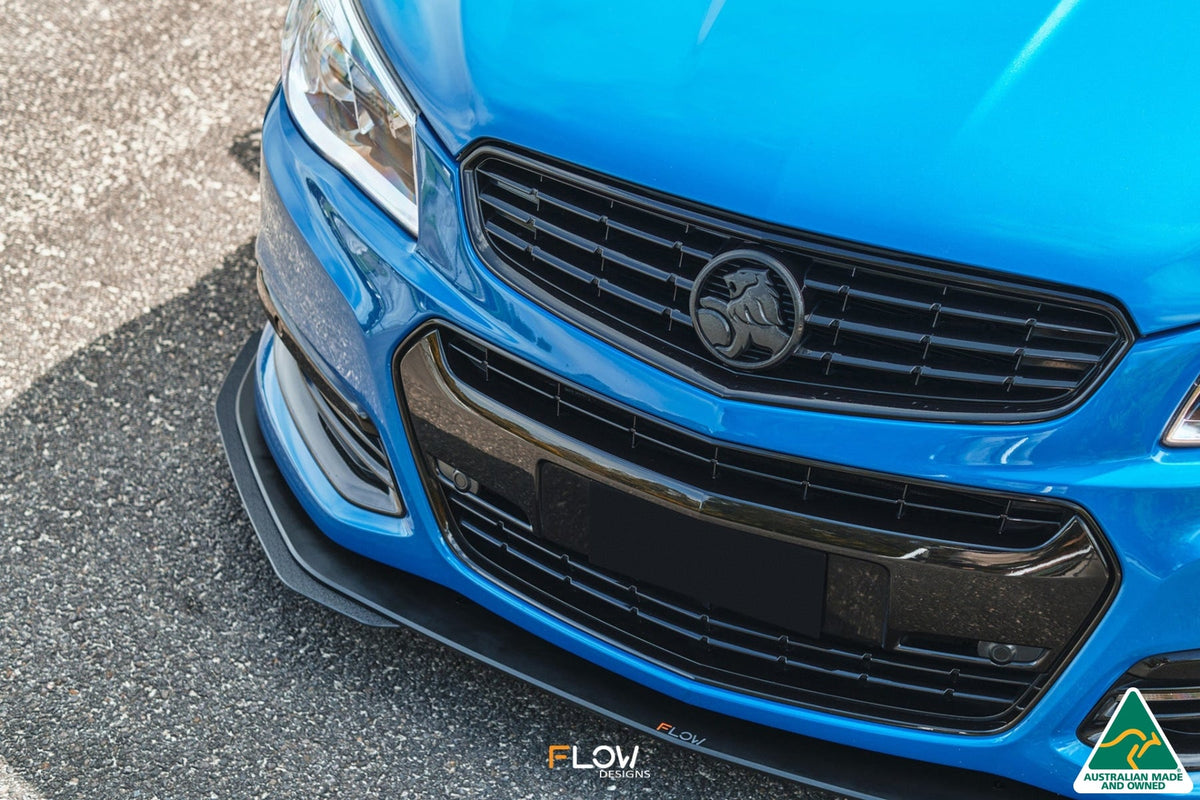 Flow Designs VF Commodore S1 Wagon Front Lip Splitter Extensions (Pair)