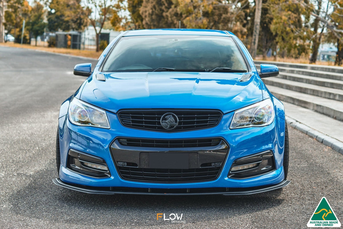 Flow Designs VF Commodore S1 Wagon Front Lip Splitter Extensions (Pair)