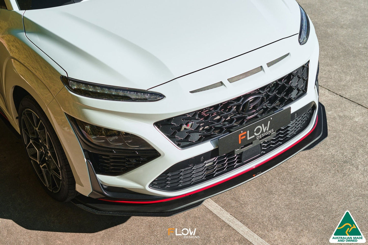 Flow Designs Kona N Front Lip Splitter Extensions (Pair)