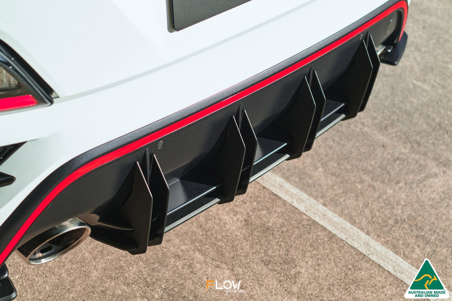 Flow Designs Kona N Flow-Lock Rear Diffuser
