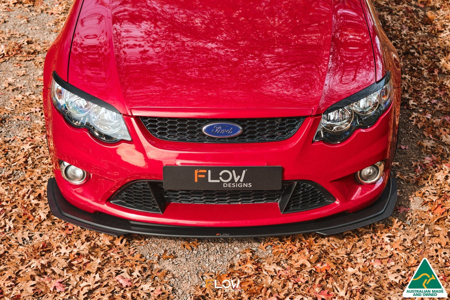 Flow Designs MK1 Falcon FG Front Lip Splitter Extensions (Pair)