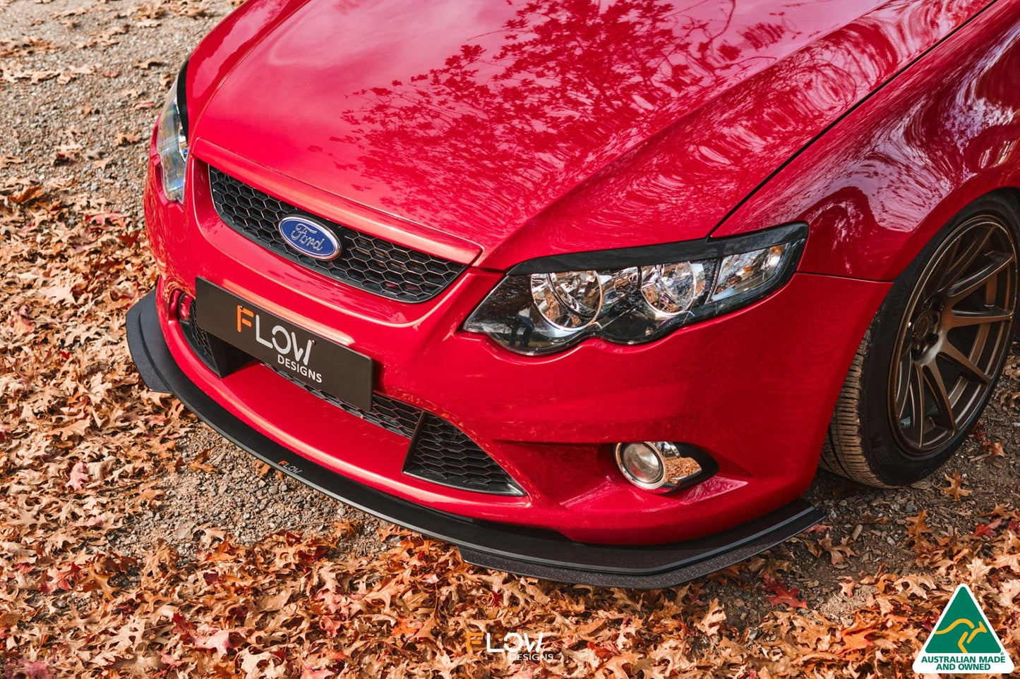 Flow Designs MK1 Falcon FG Front Lip Splitter Extensions (Pair)