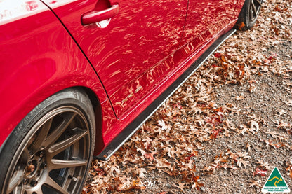 Flow Designs EX-DISPLAY - MK1 Falcon FG Side Skirt Splitters (Pair) - GLOSS BLACK