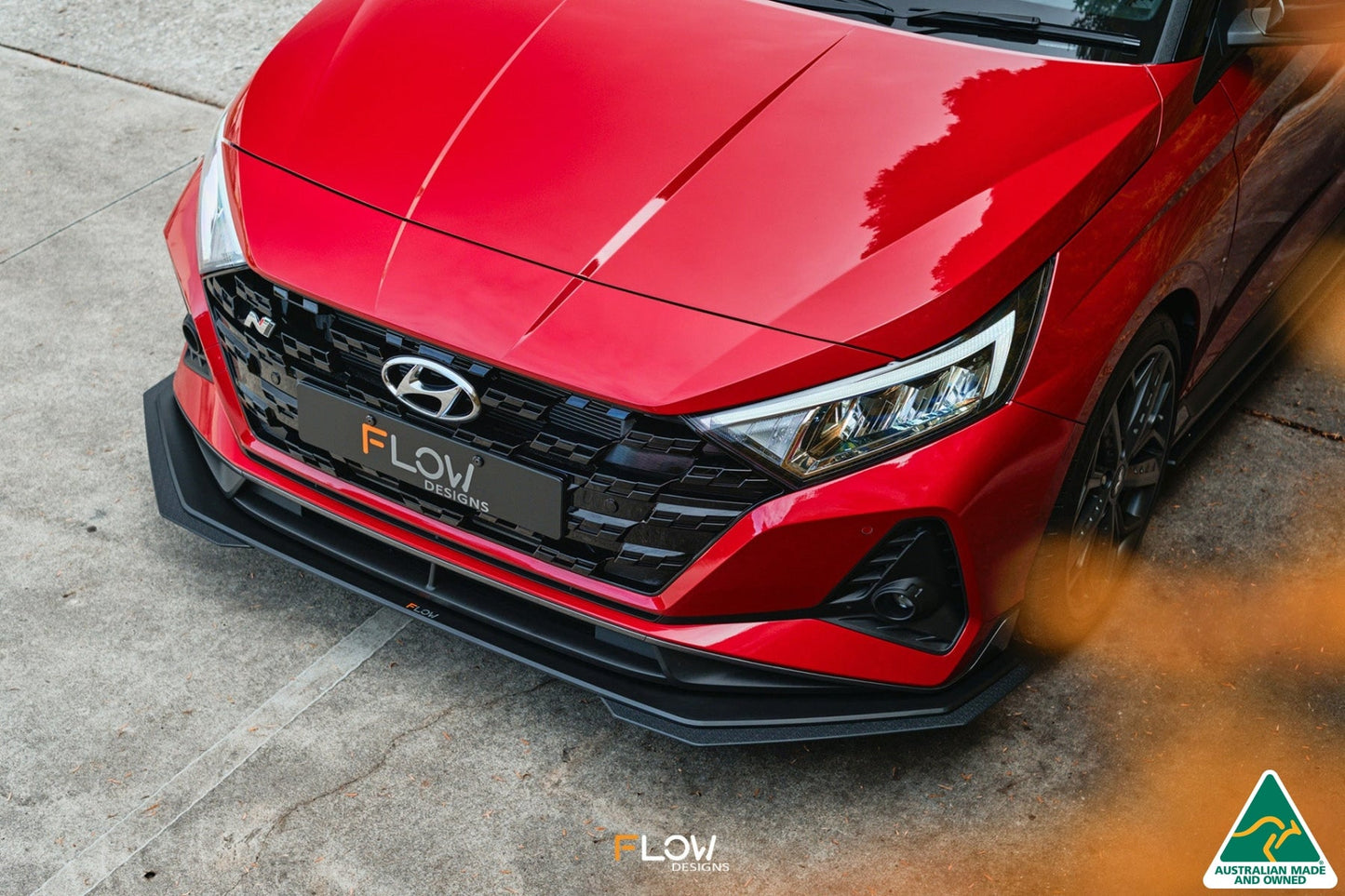 Flow Designs i20 N BC3 Front Lip Splitter Extensions (Pair)