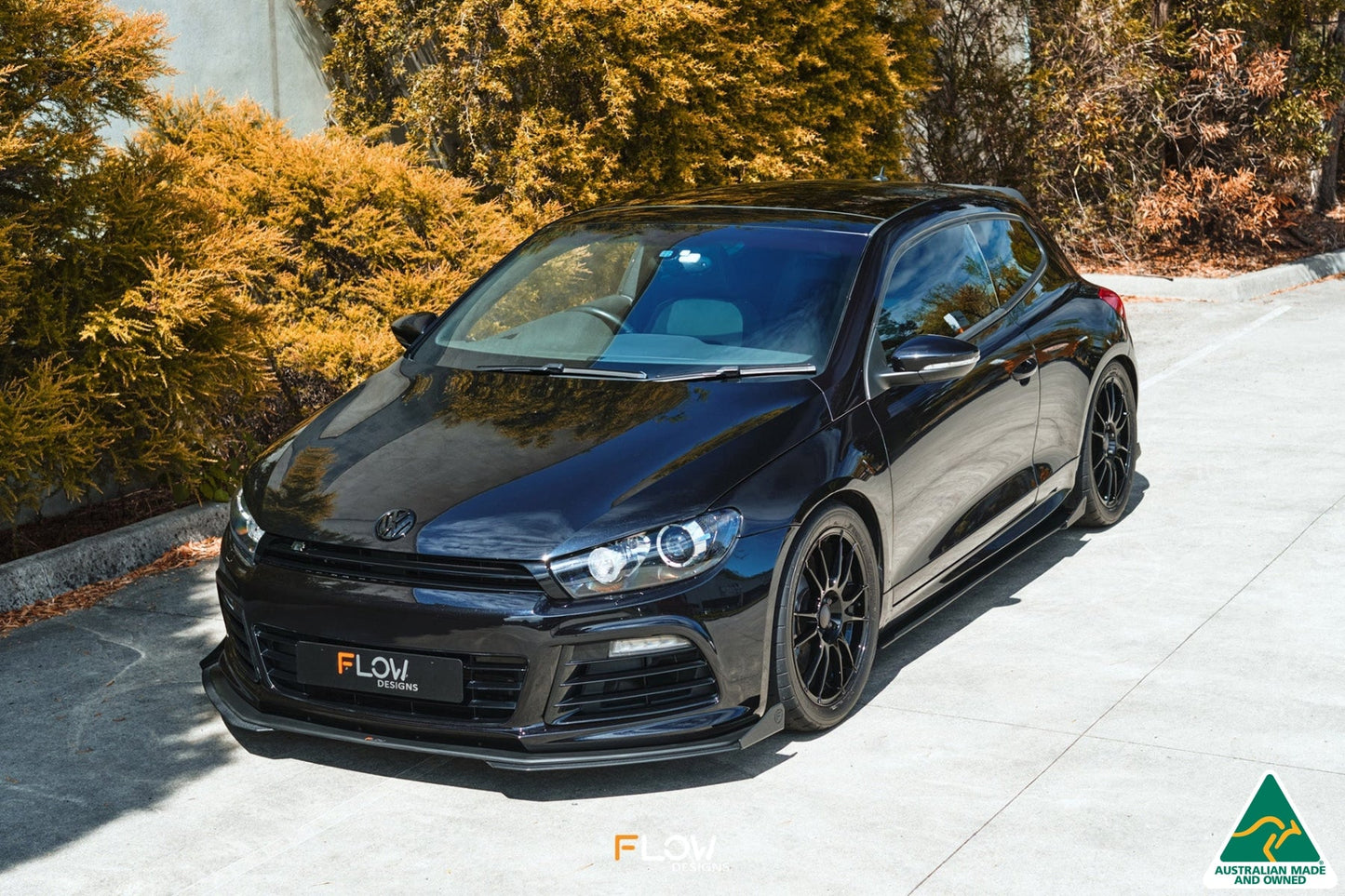 Flow Designs Scirocco R PFL V3 Front Lip Splitter Winglets (Pair)