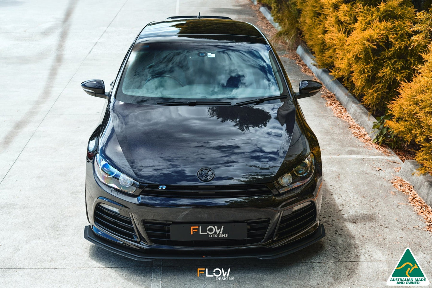 Flow Designs Scirocco R PFL V3 Front Lip Splitter Extensions (Pair)