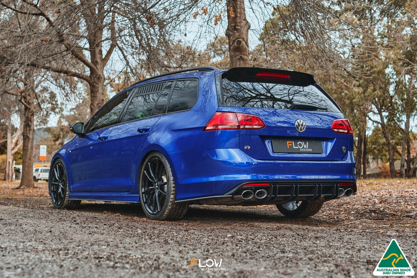 Flow Designs MK7 Golf R Wagon Rear Spoiler Extension