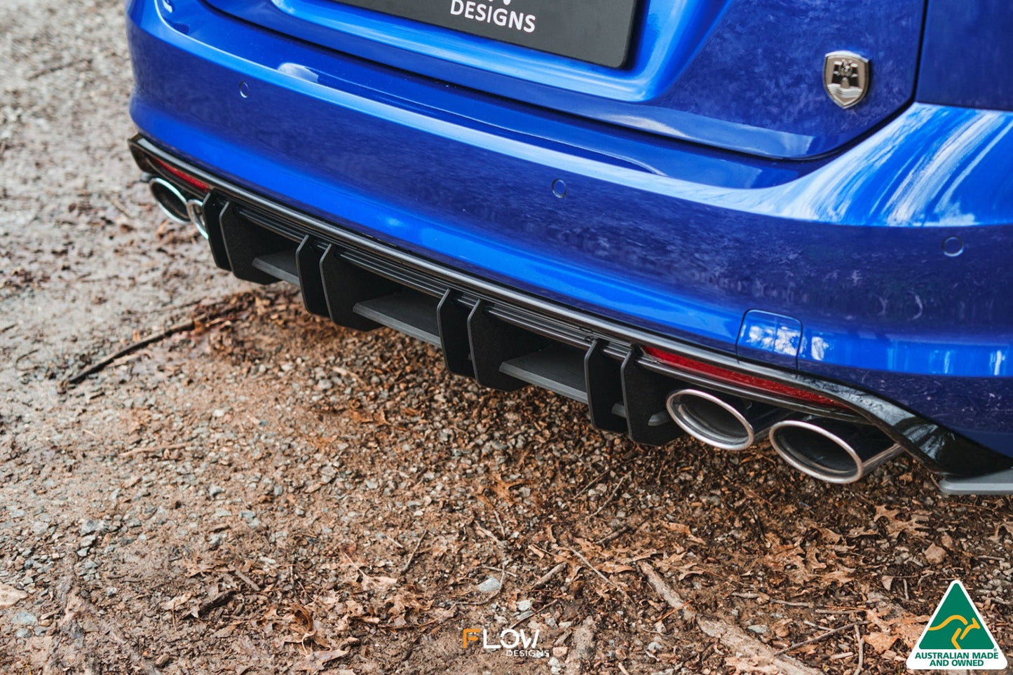 Flow Designs MK7 Golf R Wagon Flow-Lock Rear Diffuser