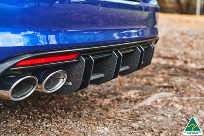 Flow Designs MK7 Golf R Wagon Flow-Lock Rear Diffuser