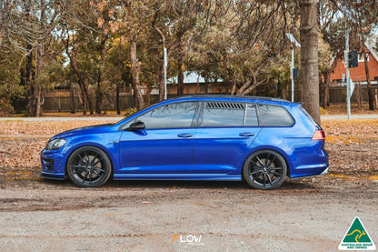 Flow Designs MK7 Golf R Wagon Side Skirt Splitters V3 (Pair)