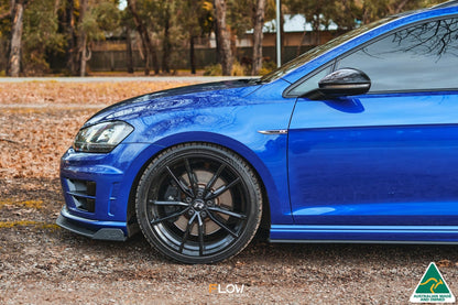 Flow Designs MK7 Golf R Wagon Front Lip Splitter Winglets (Pair)