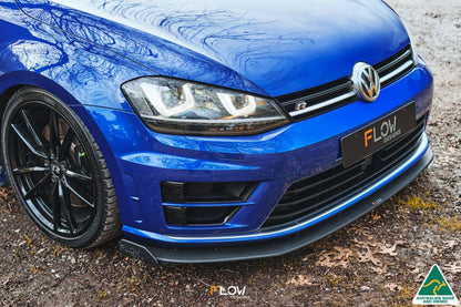 Flow Designs MK7 Golf R Wagon Chassis Mounted Front Lip Splitter V3