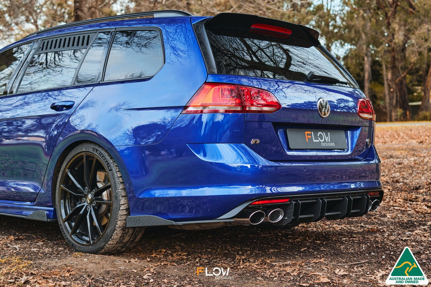 Flow Designs MK7 Golf R Wagon Rear Spoiler Extension
