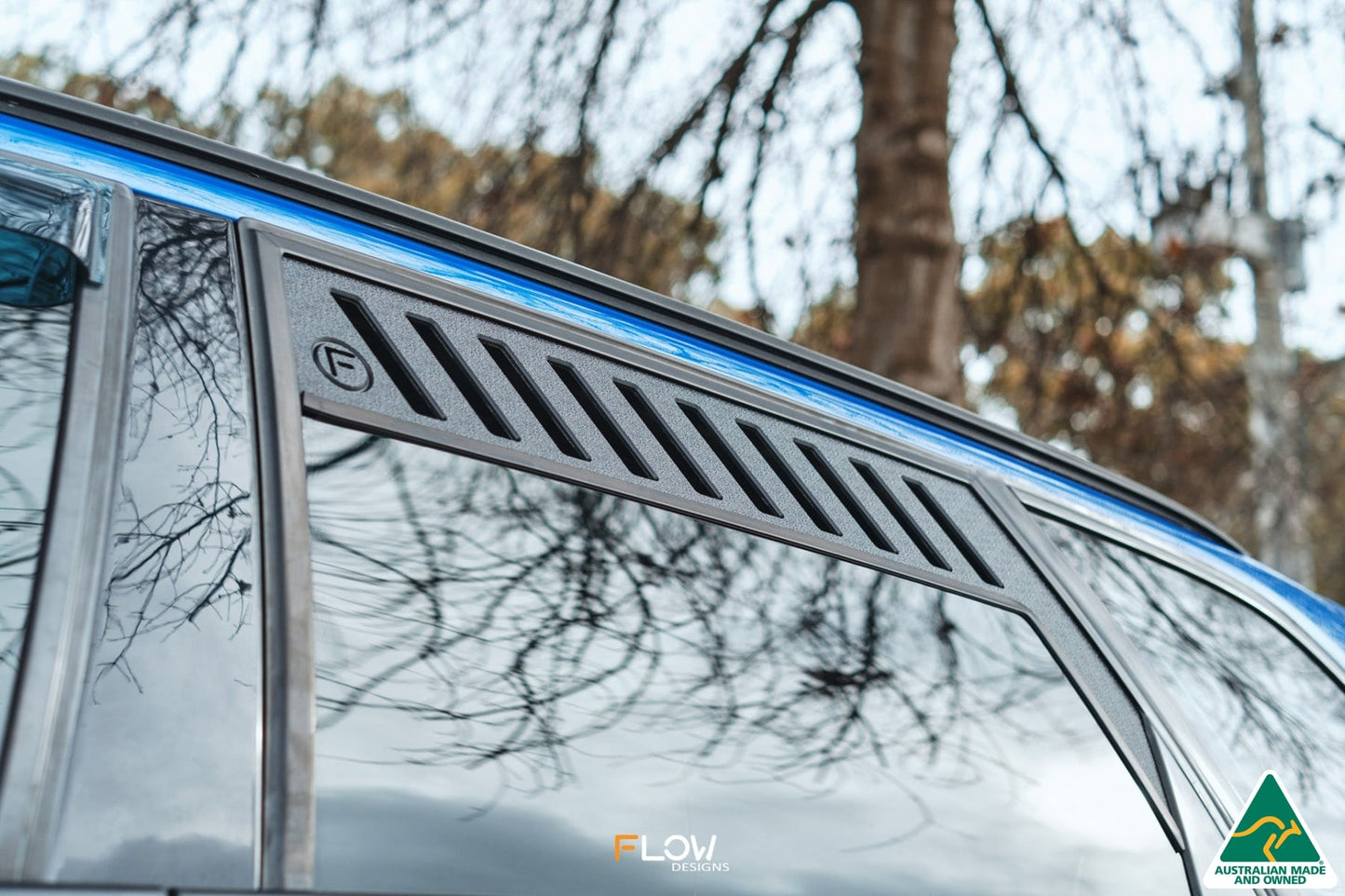Flow Designs S3 8P Rear Window Vents (Pair)