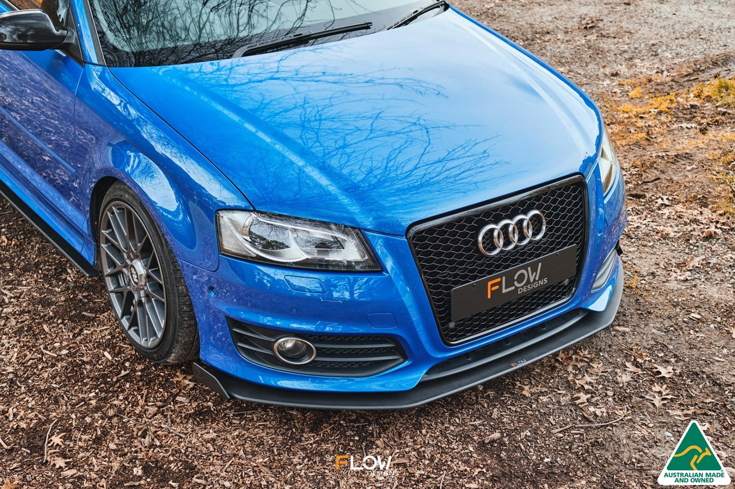 Flow Designs S3 8P2 Hatch (FL) Front Lip Splitter Winglets (Pair)