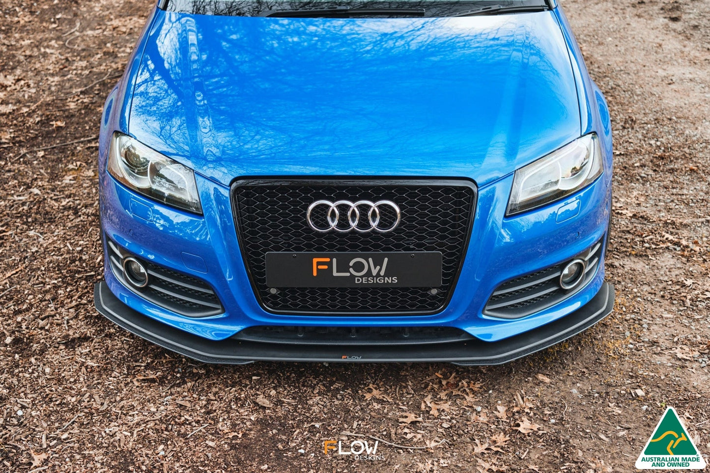 Flow Designs S3 8P2 Hatch (FL) Front Lip Splitter Extensions (Pair)
