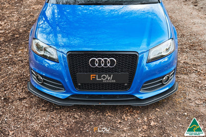Flow Designs S3 8P2 Hatch (FL) Front Lip Splitter Extensions (Pair)