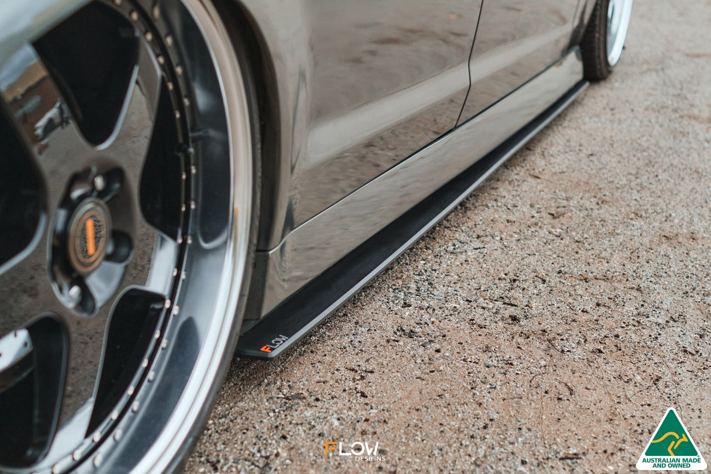 Flow Designs VE Commodore Ute Side Skirt Splitters (Pair)